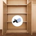 thumbnail image 5 of Shelf Pins L Shaped Shelf Support, Cabinet Shelf Holder Bracket for Kitchen (Black+White Rd), By TINGXIN, 5 of 5