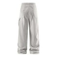 thumbnail image 4 of DHFJKG Mens Sweatpants Joggers Corduroy Wide Leg Loose Fit Elastic Waist Pants With Drawstring Stylish Trousers, 4 of 5