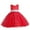 Red, variant on Penkiiy Kids Dress Girls Sleeveless Princess Dress Bow Tie Lace Flowers Mesh Dress Tufted Dress Tutu Dresses for Toddler Girls 3-4 Years Blue On Sale