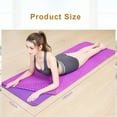 thumbnail image 2 of Graflsoa Non-Slip Microfiber Yoga Towel with PVC Plum Design, Lightweight and Quick-Dry, Perfect for Gym, Pilates, Travel, and Beach Use, Grey Color Option, 2 of 6
