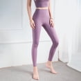 thumbnail image 4 of Sevpuikl Women's High-Waisted Butt-Lifting Leggings with Tummy Control, Opaque, Elastic, Soft and Stretchy for Yoga and Running(Purple,M), 4 of 6
