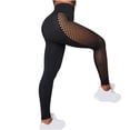 thumbnail image 5 of Tdoqot Workout Leggings for Women- Slim Fit Stretch Butt Lifting High Rise Gym Yoga Leggings Black, 5 of 6
