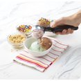 thumbnail image 3 of Mainstays™ Trigger Ice Cream Scoop, Black Handle, Ergonomic Trigger Arm, Stainless steel, Plastic, 3 of 5
