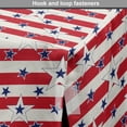 thumbnail image 4 of 4th of July Dog Crate Cover, Stripes with Stars Freedom and Liberty of the USA National Holiday, Easy to Use Pet Kennel Cover for Medium Large Dogs, 35" x 23" x 27", Royal Blue Beige Red, by Ambesonne, 4 of 6