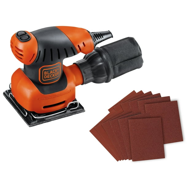 BLACK+DECKER 1/4Inch Sheet Sander With Bonus Sandpaper, FS540VA