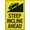 Warning Sign 1, variant on Tasmanian Devil Please Drive Slowly Bright Yellow Sign 8"x12" Outdoor UV Printed Aluminum, Weatherproof Security For Home Or Business, Yellow Devil Slow Marker