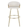 thumbnail image 6 of LumiSource Claire 30" Fixed-Height Barstool - Set of 2, 6 of 10