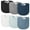 6pack blue, variant on 8-Pack Muslin Baby Bibs for Boys & Girls, Soft Cotton Absorbent Bandana Drool Bibs for Drooling & Teething