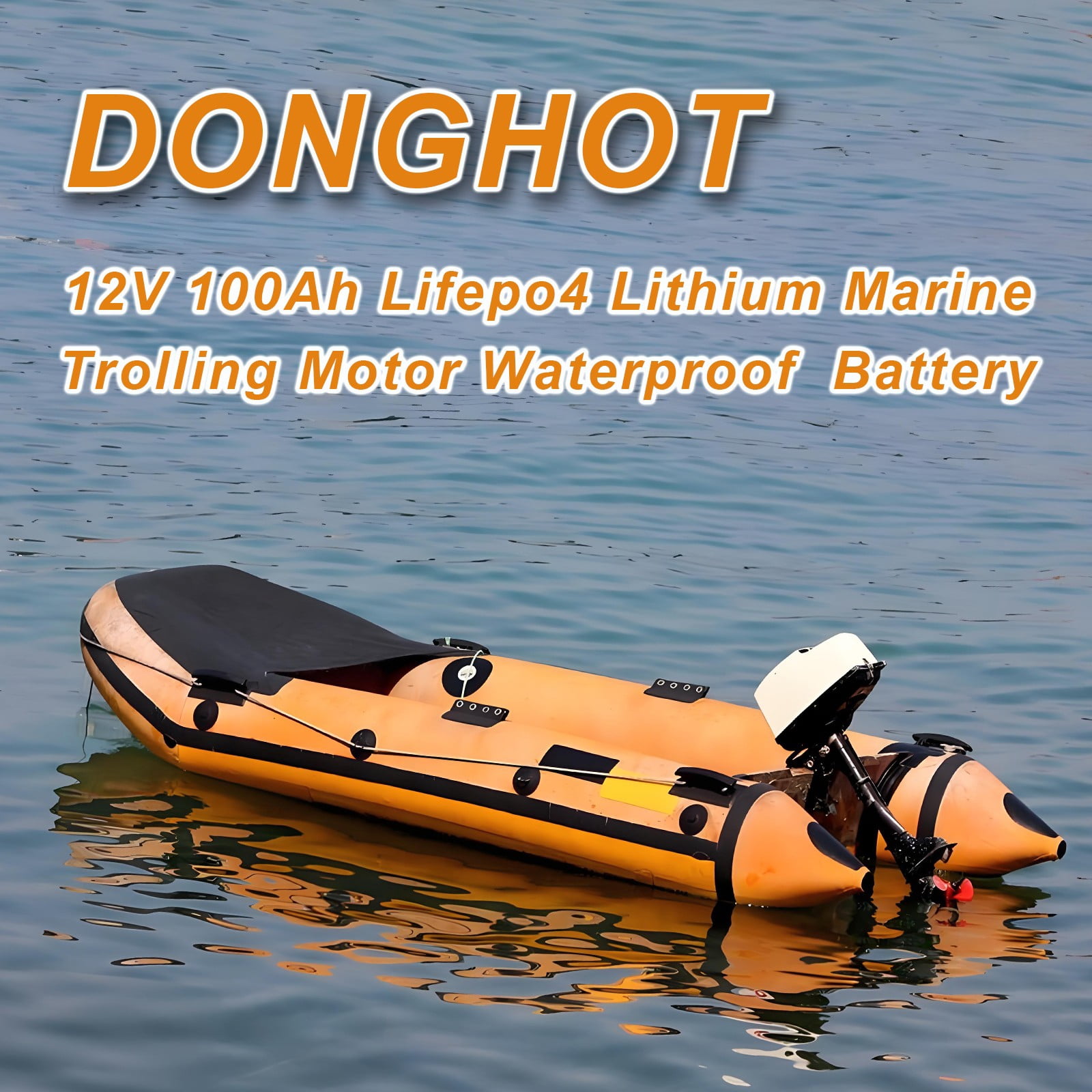 12V 100AH LiFePo4 Lithium Ion Automotive Battery, Group 24 Battery,100A BMS for Trolling Motor