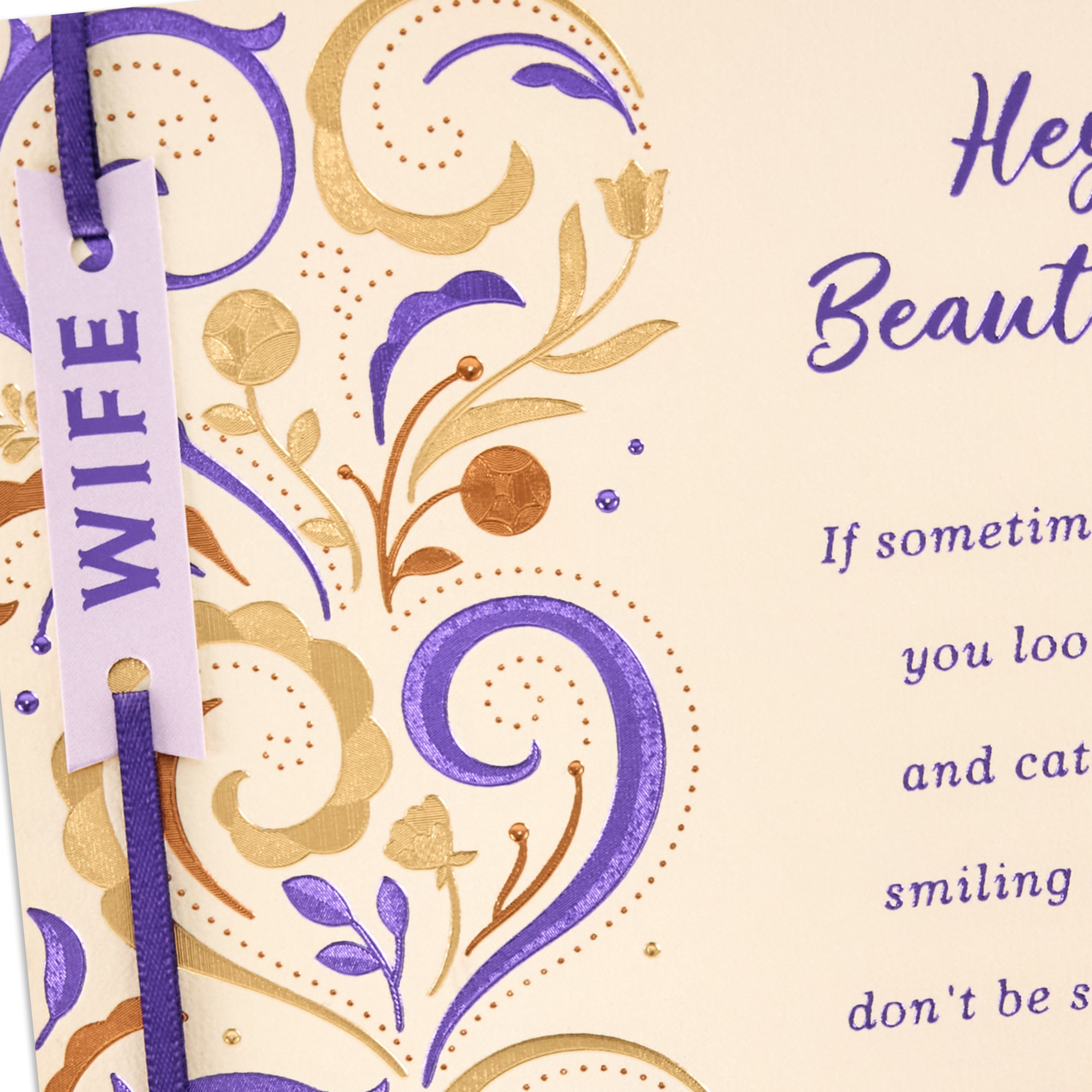 Hallmark Anniversary Card for Wife (Hey Beautiful)