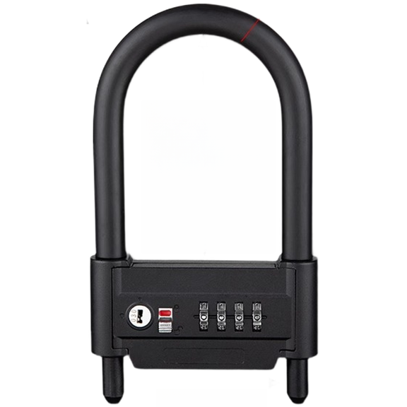 Venlox Waterproof Rustproof Combination U Lock Anti Theft Padlock for Glass A