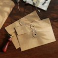 thumbnail image 2 of 20 envelopes retro simple kraft paper winding hand account ins thick literary notes love letter envelope bag (excluding products other than envelopes), 2 of 5