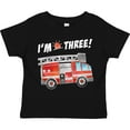 thumbnail image 3 of Inktastic I'm 3 Fire Truck 3rd Birthday Boys or Girls Toddler T-Shirt, 3 of 5