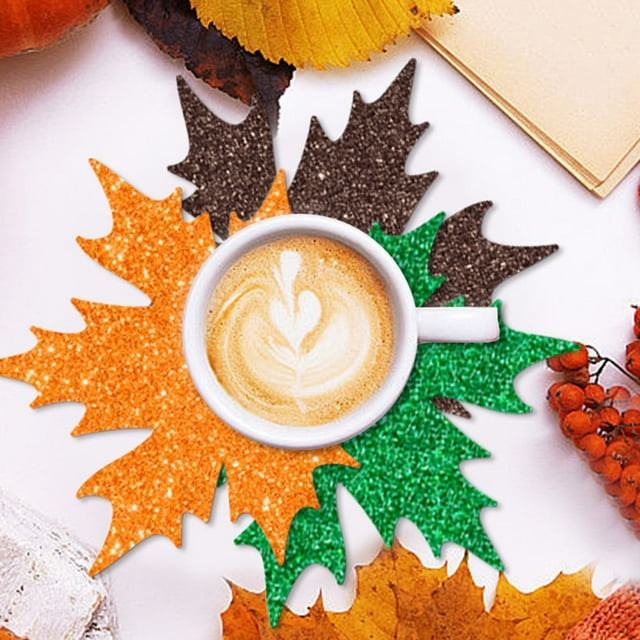 SWETRACE 20Pcs Versatile Maple Leaf Cards for Thanksgiving Table and Fall Party Decor in Multi Colors