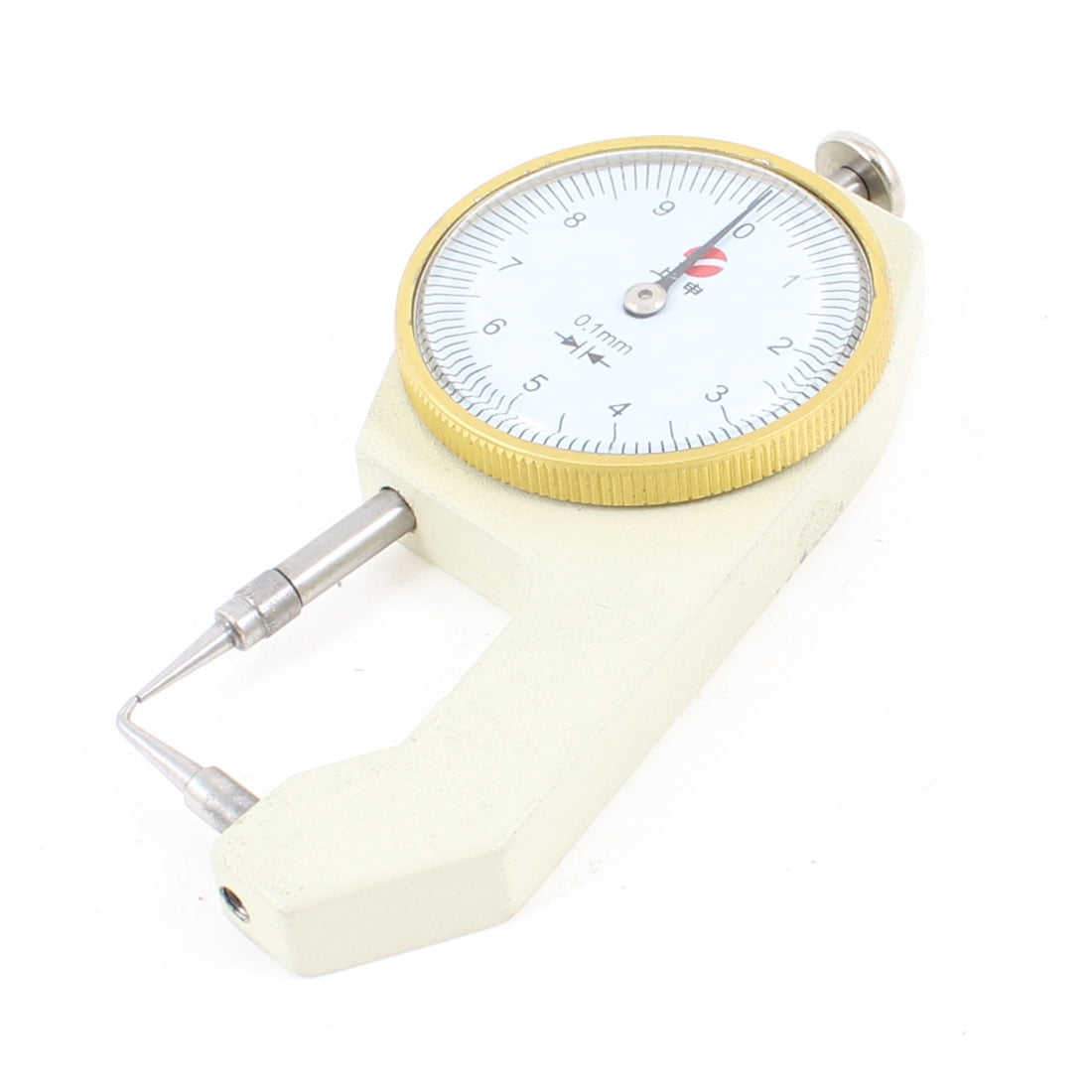 Metallic Dial Thickness Gauge Gage Measurement Tool 0 to 10mm