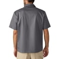 thumbnail image 3 of Men's Genuine Dickies 1/4 Zip Short Sleeve Workwear Shirt, 3 of 6