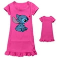 thumbnail image 1 of Pyjamas Imprimé Étoile pour Filles Enfants Bébé Vêtements de Nuit Robe de Nuit Col Rond Vêtements de Maison, 1 of 2