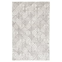SAFAVIEH Casablanca Santana Diamond Area Rug, Ivory/Brown, 5' x 8'