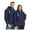 Blue, variant on Unisex Heated Jacket, Up to 15 Hours Warmth, 21 Heat Zones Heated Coat for Men and Women Blue XXXXXXL