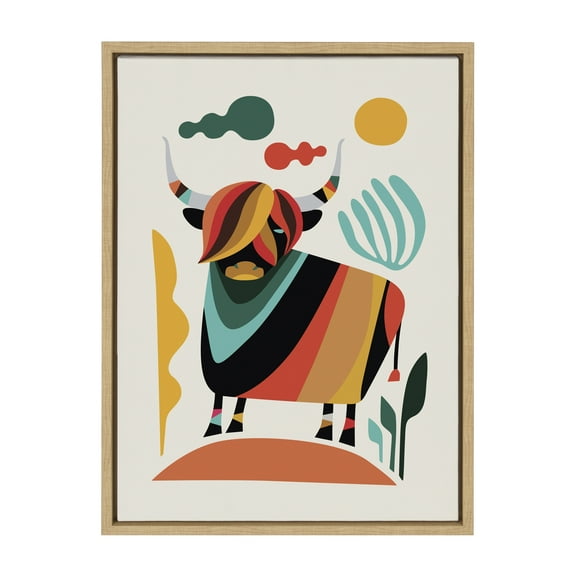 Kate and Laurel Animals & Insects Framed Canvas Art Print, 18" x 24"