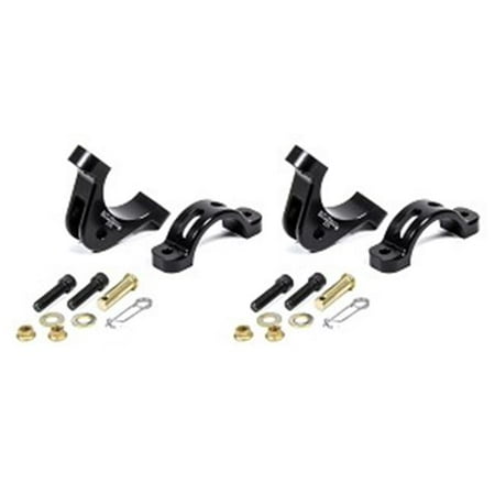 

BBP-4921-1-CA-225-2 2.25 in. Axle Tether Clamps Only Pair - Aluminum Black Anodize