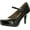 Black, variant on CYNDI-91 Women's Hot Fashion Ankle Strap Mary Jane Dress Pumps Shoes, White Patent, 5