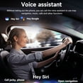 thumbnail image 2 of relayinert Portable Car Play For Car With Dash Cam Car-play Android Auto Mirror Link/Mic/TF/USB/AUX For All Vehicles Bluetooth 12LED Rear Camera, 2 of 6
