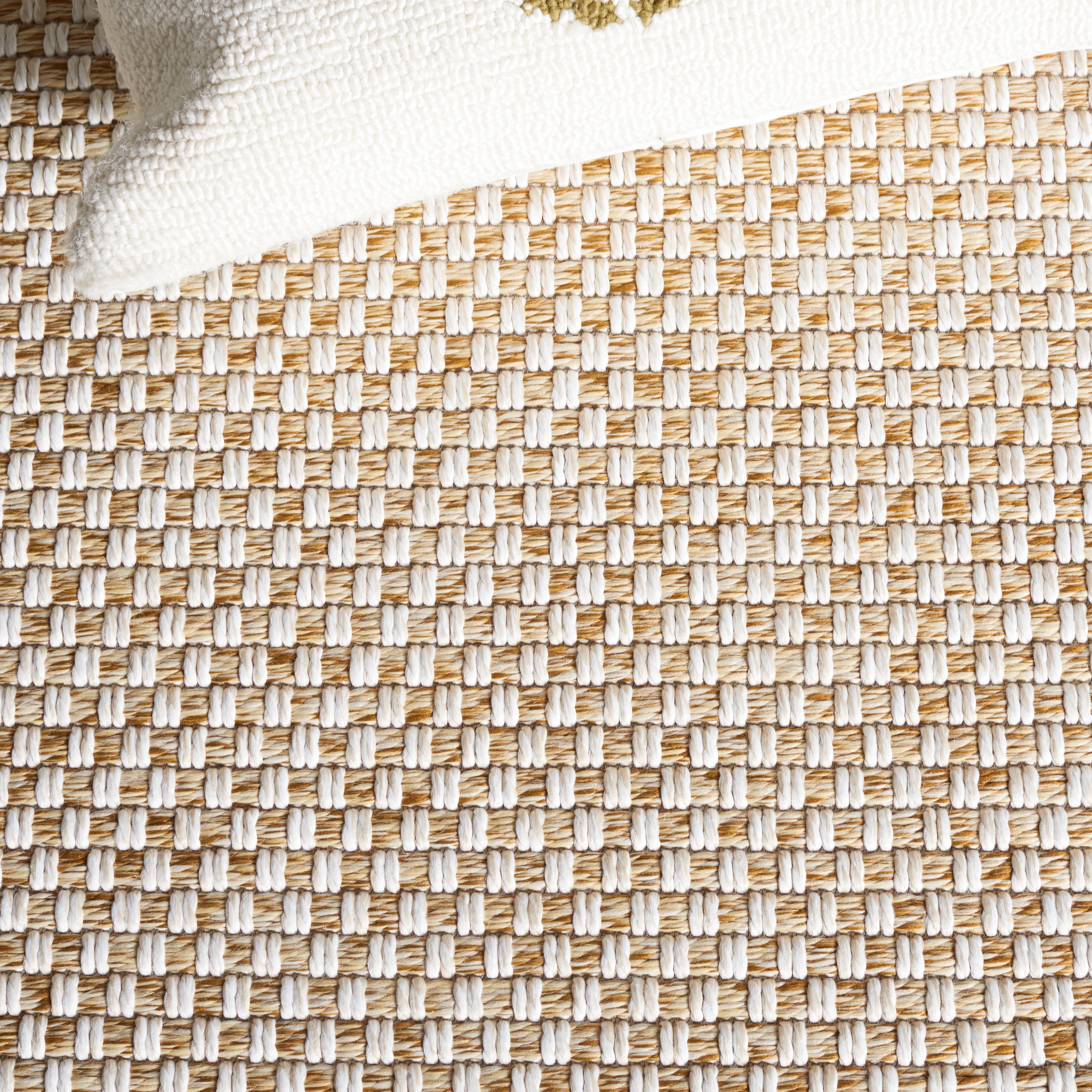 Safavieh Sisal All-Weather Delroy Solid Indoor/Outdoor Runner Rug, Natural/Ivory, 2'2" x 5'