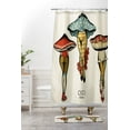 thumbnail image 2 of Society6 Cecitattoos Dressed Up Mushroom Babes Bath Mat 34" x 21", 2 of 3