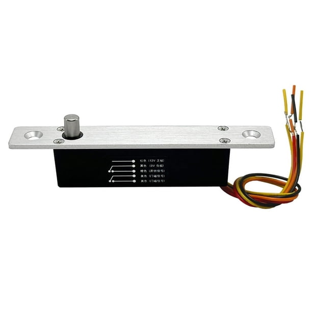 Cerraduras de Perno Eléctricas DC12V Control de Acceso Cerradura Eléctrica Mini Cerradura Eléctrica Estado de la Cerradura Electrónica de la Puerta Normalmente Cerrada