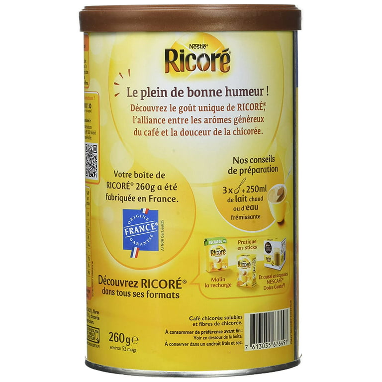 Nestle Ricoré Instant Coffee and Chicory Mix 260g 9.17 Ounce 