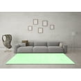thumbnail image 3 of Ahgly Company Indoor Rectangle Solid Emerald Green Modern Area Rugs, 8' x 12', 3 of 4