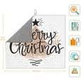 thumbnail image 3 of XMXT Microfiber Drying Mat, Merry Christmas Creativity Prints Absorbent Dish Drying Mats for Kitchen Dishes Rack Pad, 16 x 18 inches, 3 of 9