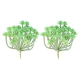 thumbnail image 1 of Plantas suculentas artificiales mini Uxcell sin maceta, suculentas falsas, suculentas texturizadas realistas, verdes, paquete de 2, 1 of 5
