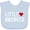 AE-Light Blue, variant on Inktastic Little Heartbreaker with Arrow Boys or Girls Baby Bib