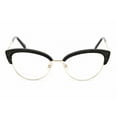 thumbnail image 2 of Swarovski SK5363 032 Women's Pale Gold Cat Eye Frame Eyeglasses, 2 of 2