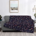 thumbnail image 2 of Yiaed Mushrooms3 Print Blanket Throw Blanket Soft Cozy Flannel Blanket for Home Bed Sofa Couch Chair-40"x30", 2 of 6