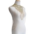 thumbnail image 3 of Cadena fina de oro Shuxiu Wang Collar de cuerpo flor encaje, 3 of 5