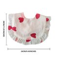 thumbnail image 3 of Wo-Fusoul Adult Bib Cotton Gauze Towel, Ruffled Design for Super Absorbency, Breathable and Multi-Use for Daily Comfort and Care, 3 of 3