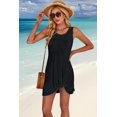 thumbnail image 3 of Vestido de bikini con estampado Halife Black Twist para mujer, 3 of 6