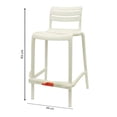 thumbnail image 3 of Silla Alta Mainstays 52 x 49 x 93 cm Blanco, 3 of 4