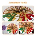 thumbnail image 3 of SHISUYAN Unique Round Wall Clock Funny Pizza Pattern Hanging Clock Western Restaurant Wall Decor, 3 of 9