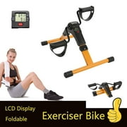Folding Pedal Exerciser Leg Machine with Electronic Display