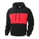 thumbnail image 4 of Dolkfu Sudadera con capucha a dos tonos para hombre, sudadera de felpa con capucha, ropa de calle de invierno para hombres L, 4 of 9