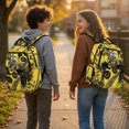thumbnail image 2 of Jeiento Kids Backpack for School Elementary Primary School Boys 17 Inch Backpack Yellow Tractor Lightweight Water-Resistant Large Capacity Bookbag with Multi-Pocket for Travel Hiking, 2 of 7