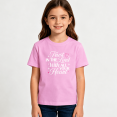thumbnail image 2 of Girls Graphic Tees Trust In The Lord Kids T Shirt Christian Faith 100% Cotton Short Sleeve Soft Tops 4-13Y, 2 of 5