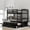 Espresso, variant on Full Size Adjustable Bed Base, Wood Full Size Loft Bed with Built-in Wardrobe and Storage Shelves, Led light, White, White Bed Frames,Solid Wood+Mdf Platform Bed Frames