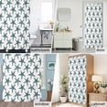 thumbnail image 6 of Summer Starfish Fabric Shower Curtain Beach Teal Washable Shower Curtains for Bathroom, Waterproof Bath Curtain with Hooks Home Decor 72x72in, 6 of 8
