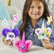 Furby Furblets Flo-Flo Mini Flamingo Friend, Electronic Plush Toys for Girls & Boys, School Backpack Charms, 6+