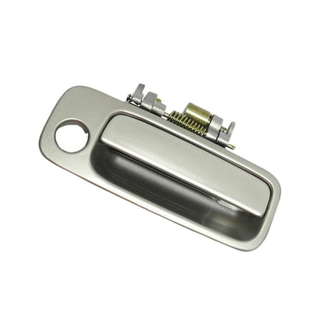 Front Passenger Side Door - 4AMCA Front Right Passenger Side Exterior Outside Door Handle For 97-01 Toyota Camry 1C8 Lunar Mist Metallic 1997 1998 1999 2000 2001